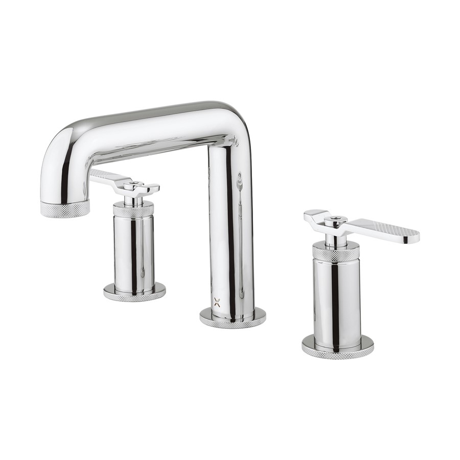 UNION Three Hole Deck Mounted Basin Set Levers