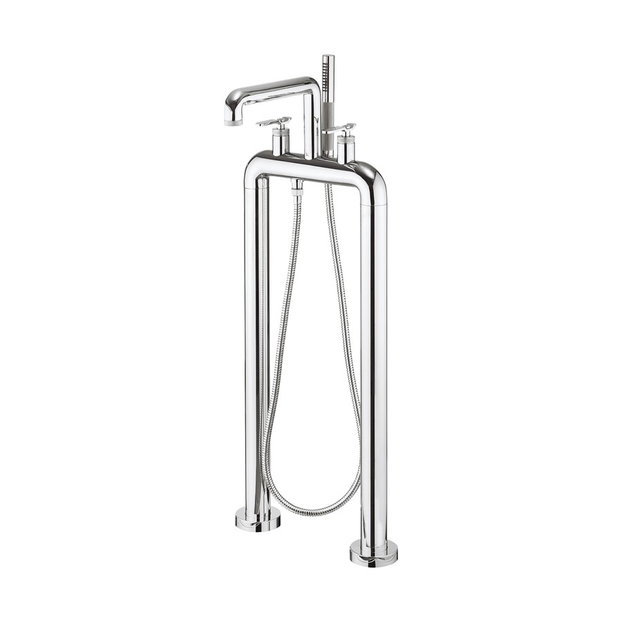 UNION Free Standing Bath Filler & Shower Kit Levers