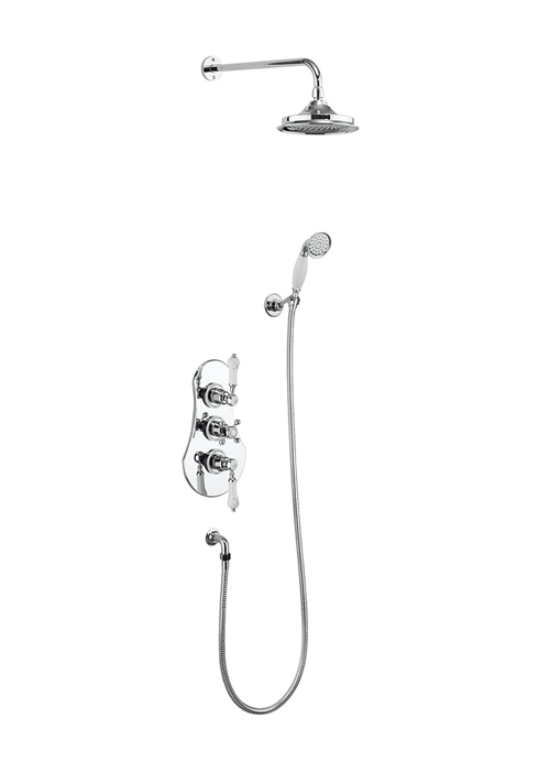 Severn Thermostatic dual function brass valve