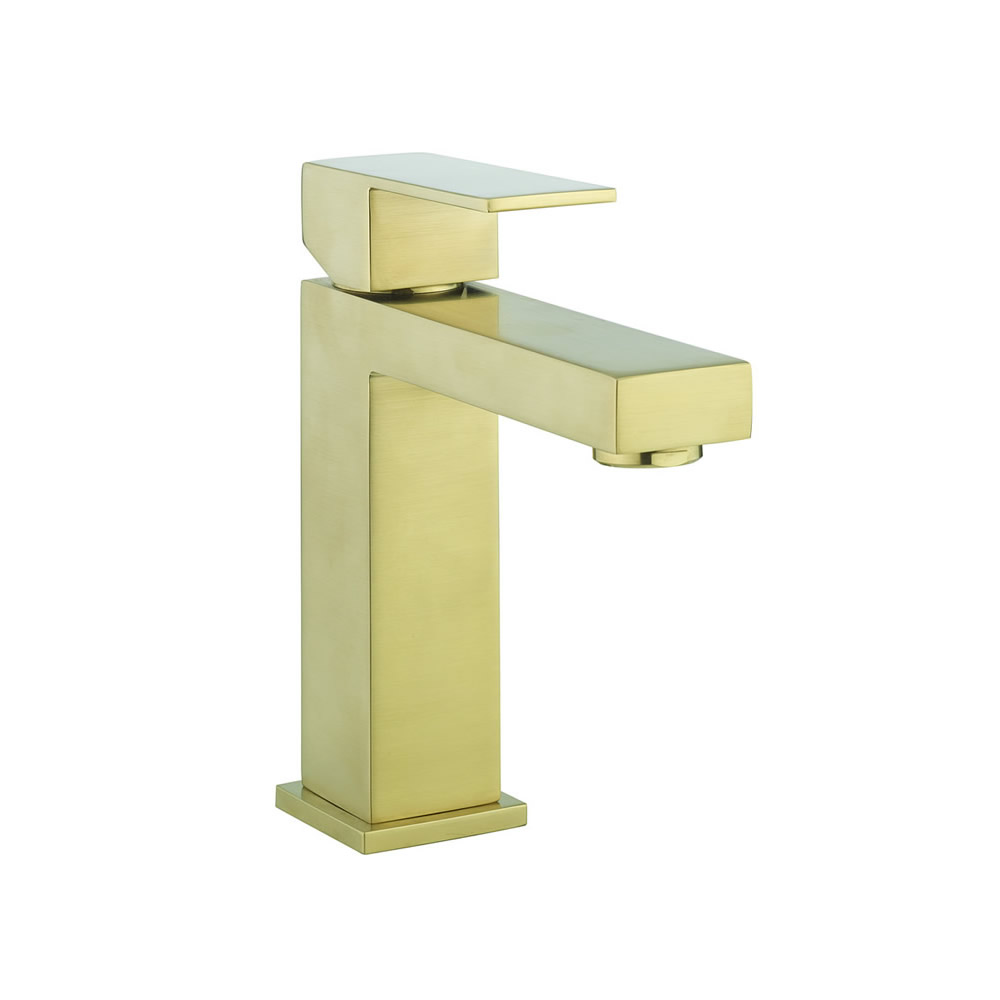 Verge Basin Mono No Waste Brushed Brass