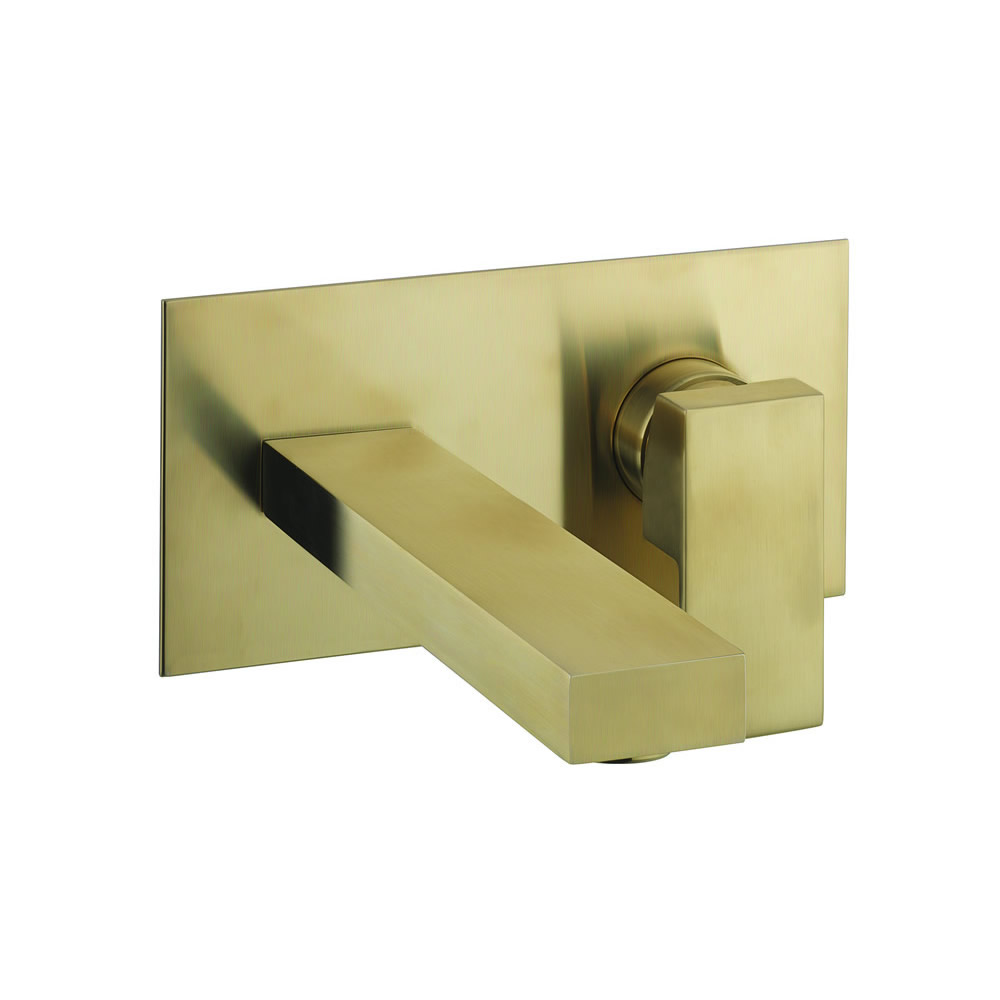 Verge Wall Mount 2TH Set Brush Brass