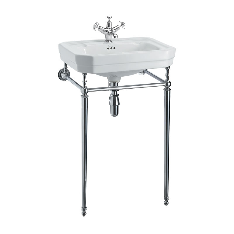 Victorian 56cm basin with basin stand
