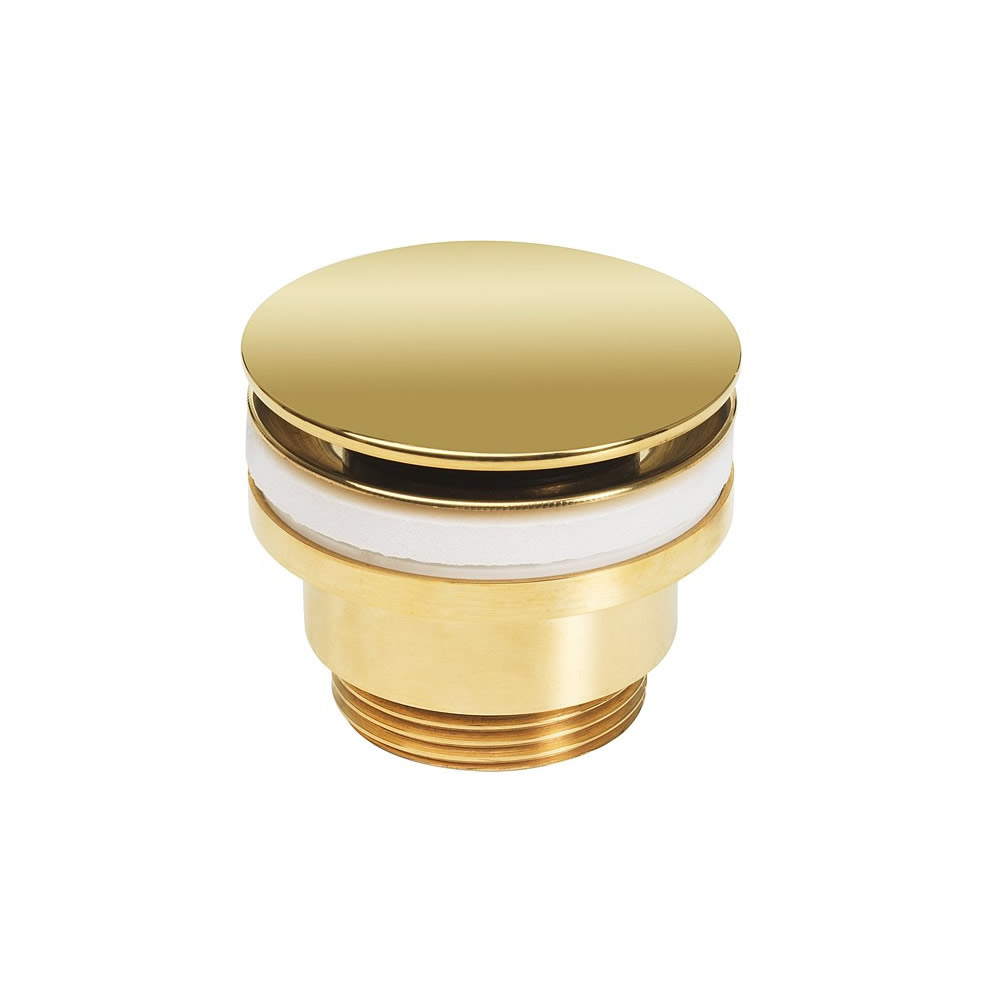 Universal Basin Click Clack Waste - Unlacquered Brass