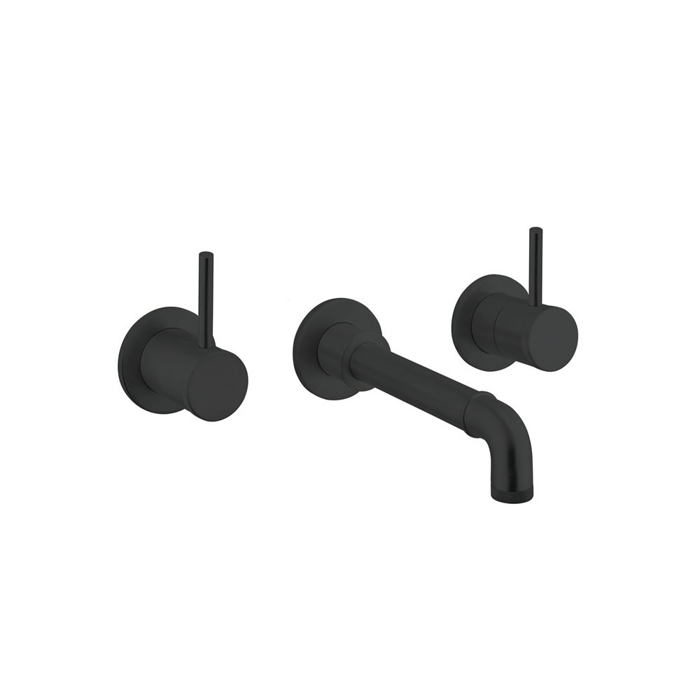 MPRO Industrial Basin 3 Hole Wall Set - Carbon Black