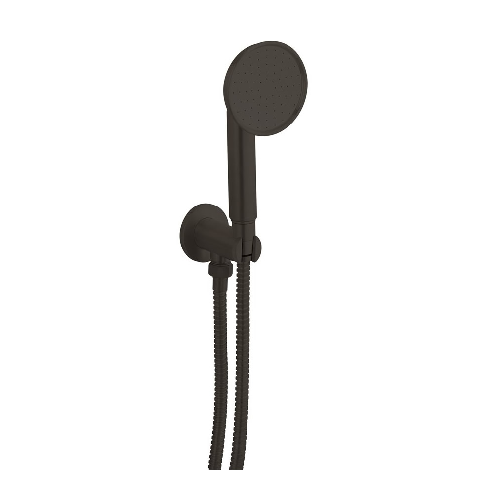MPRO Industrial Wall Outlet, Single Mode Handset & Hose - Carbon Black