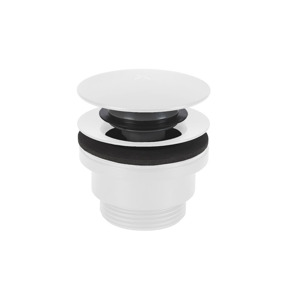 Universal Basin Click Clack Waste - Matt White