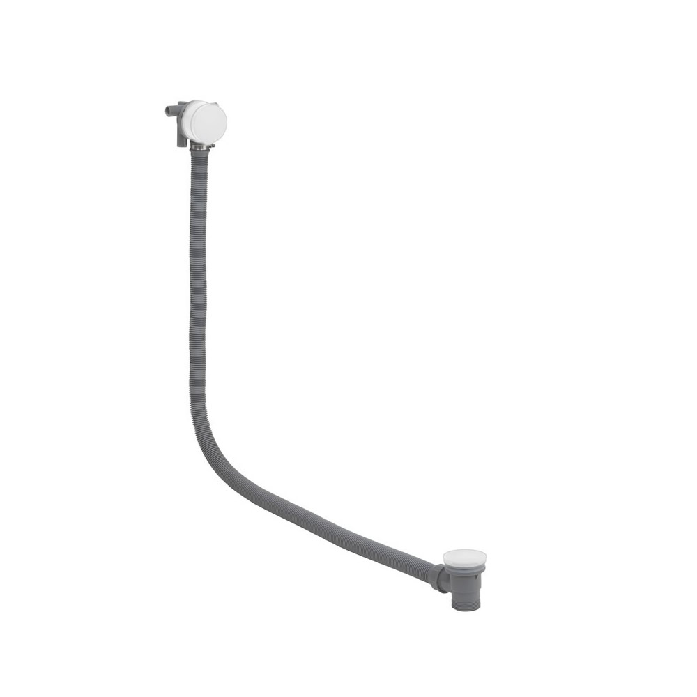 MPRO Bath Filler with Click Clack Waste - Matt White