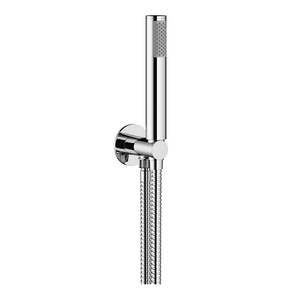 MPRO Wall Outlet with Hose & Handset Bracket - Chrome