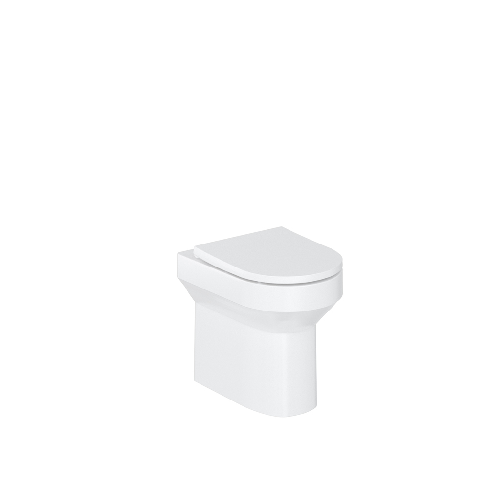 Shoreditch Round Back to Wall Rimless pan and soft close seat
