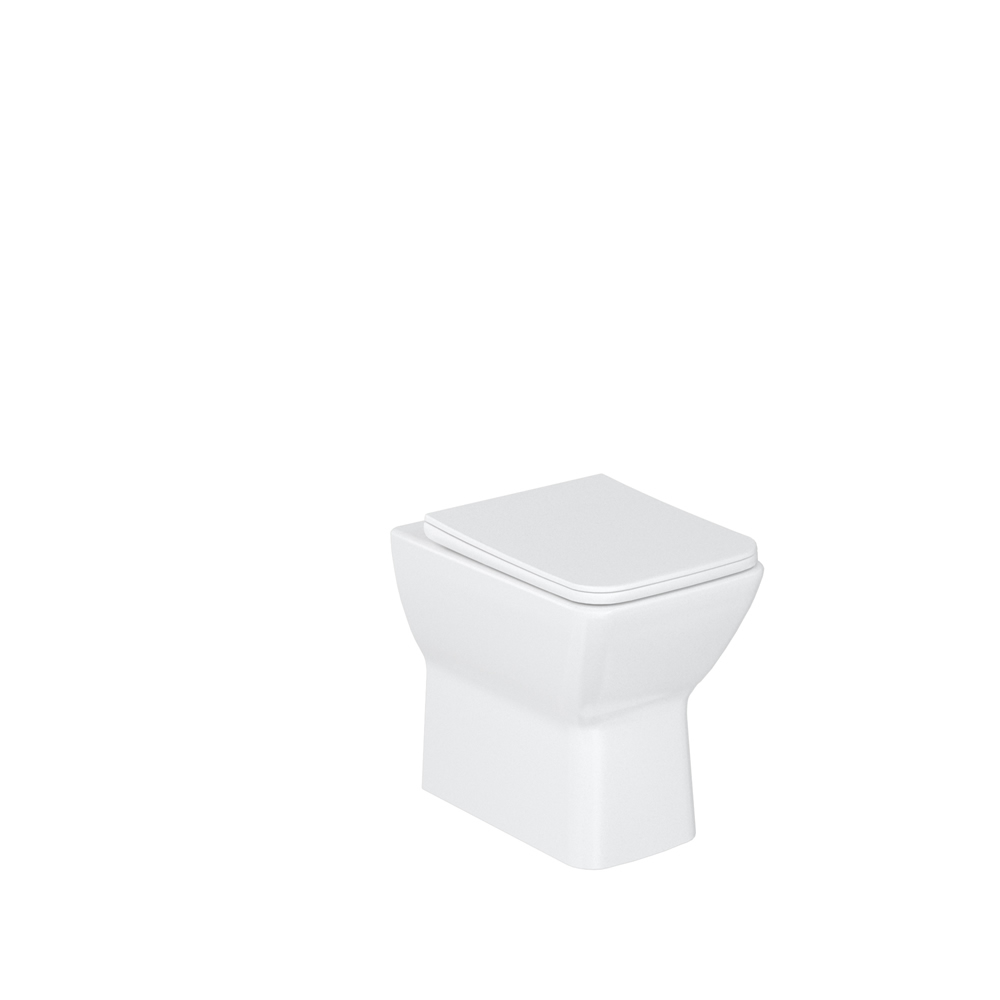 Shoreditch Square Back to Wall Rimless pan and soft close seat
